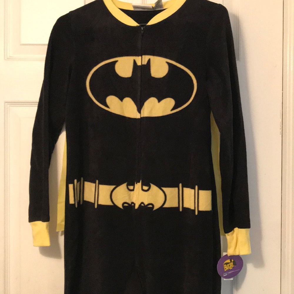 Batgirl footed pajamas
